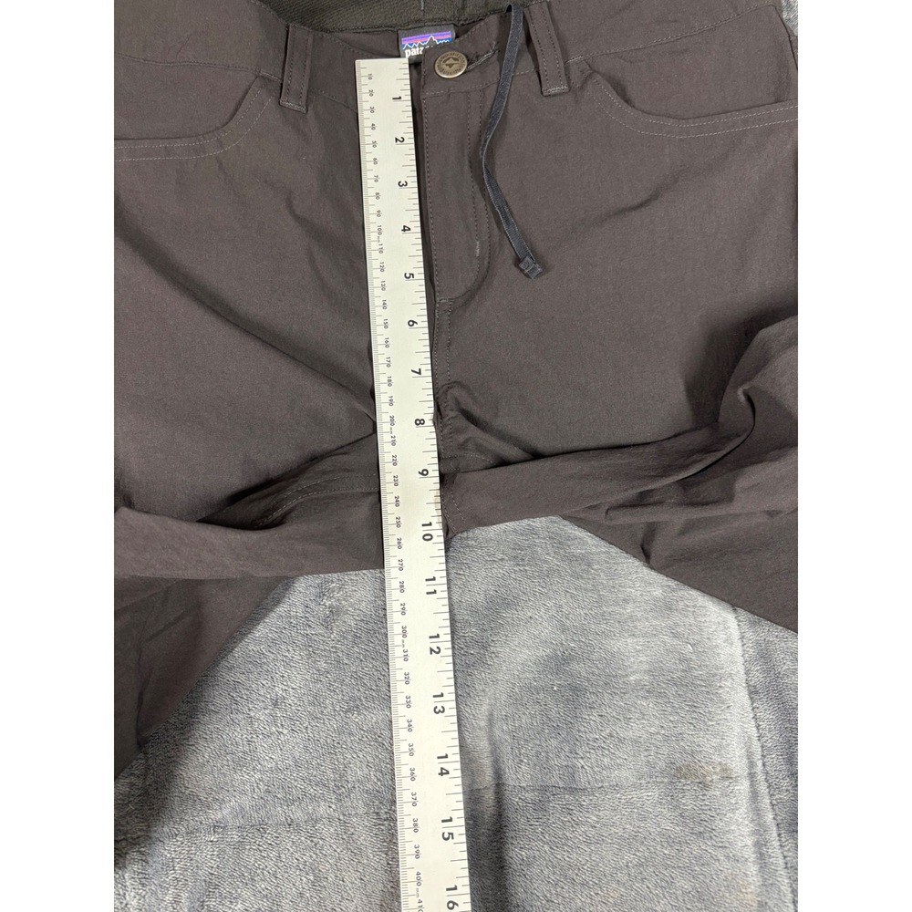 Patagonia Womens Size 6 Grey Brown Hiking Cargo Pants Ankle Zip Worn Wear Slim - Picture 7 of 12